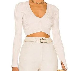 Jonathan Simkhai Kayla Cropped Cardigan